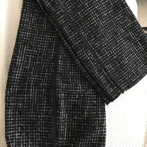 Zara white and black pants